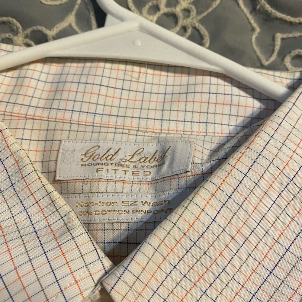 Roundtree & Yorke Gold Label 18/35 Nice Dress shirt